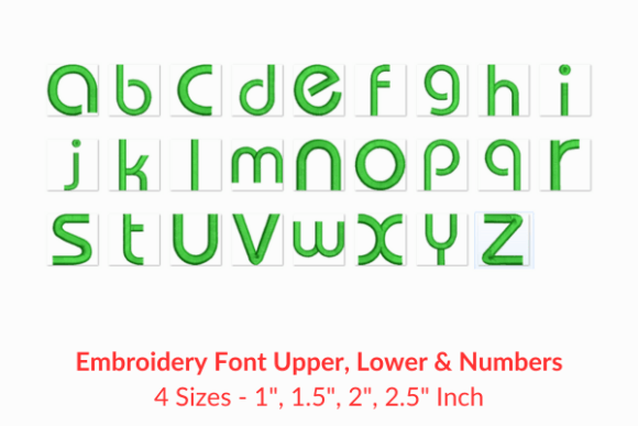 Bauhaus Font: Elevating Embroidery with a Timeless Design Language