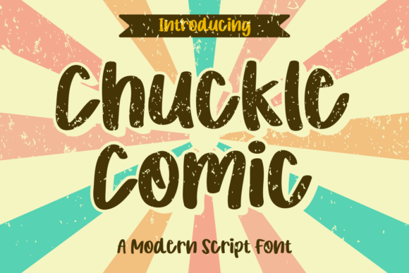 Chuckle Comic: A Vintage Typographic Gem for Modern Design