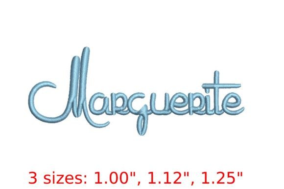 Discover the Charm of Marguerita Embroidery Font