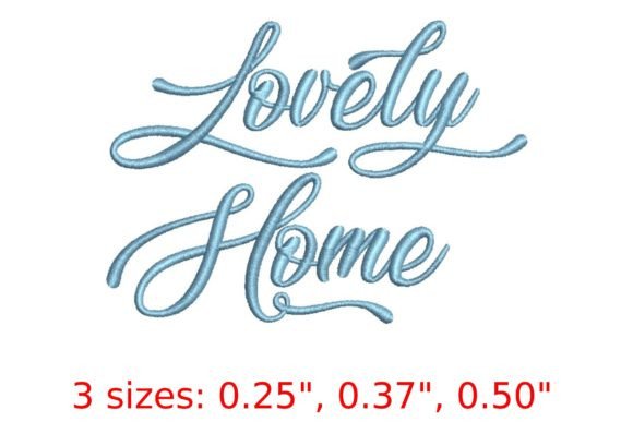 Lovely Home Embroidery Font: A Warm and Inviting Design Tool for Your Projects