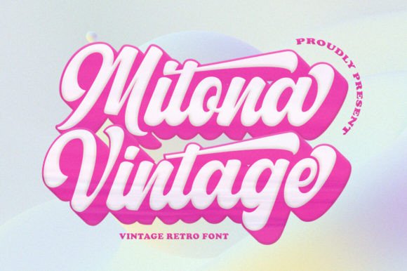 Mitona Vintage: A Retro Font for Timeless Design