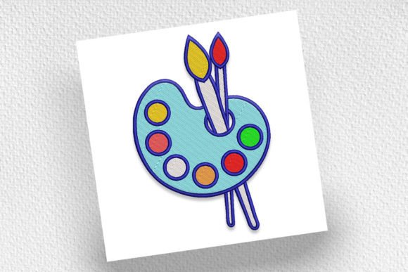 Palette and Brush: Bring Out the Artist in You with This Colorful Painting Palette Design