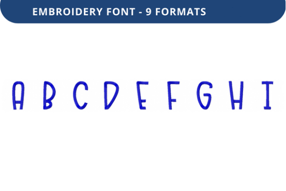 Play Pen Font a to I: A Versatile Embroidery Font for Personalized Designs