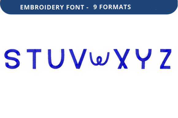 Whimper Willow Font S to Z: A Versatile Embroidery Font for Creative Expression